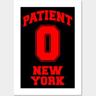 Patient Zero Zombie New York - Red Posters and Art